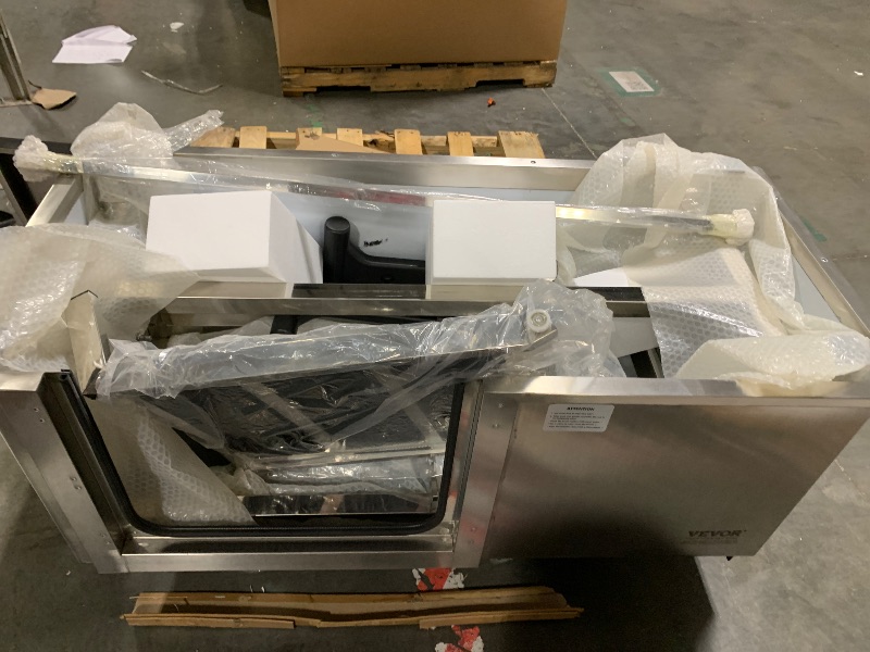 Photo 1 of ** USED / COMPLETED ** VEVOR Stainless Steel Dog Washing Station, 50 inch Pet Grooming Tub w/Ramp, PE Water Filter Board, Faucet & Showerhead & Soap Holder Dog Bathtub for Large & Medium & Small Pets (Left Door)