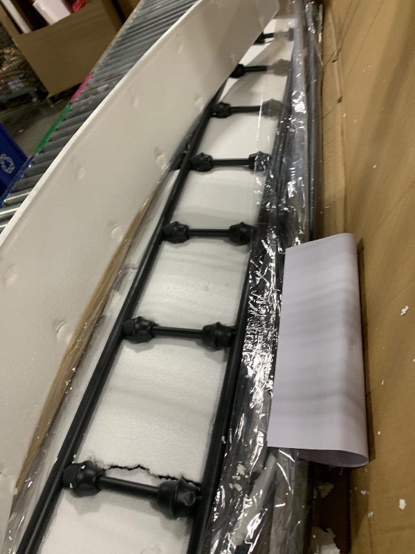 Photo 1 of ** USED/** Queen Bed Frame with Headboard,Victorian Style Headboard and Footboard, No Squeak, Heavy Duty 1500lbs Support, Easy 20-Min Tool-Free Assembly, No Box Spring Needed/Underbed Storage