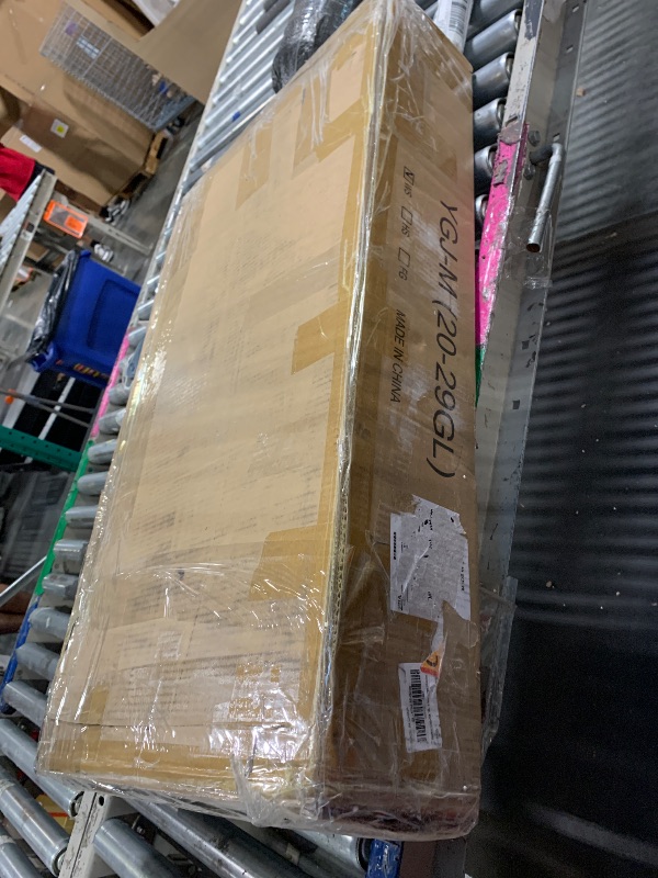 Photo 1 of ** USED** Piskyet Fish Tank Stand, Metal Frame Aquarium Stand, Cabinet for Fish Tank Accessories Storage (Grey, 20-29GL)