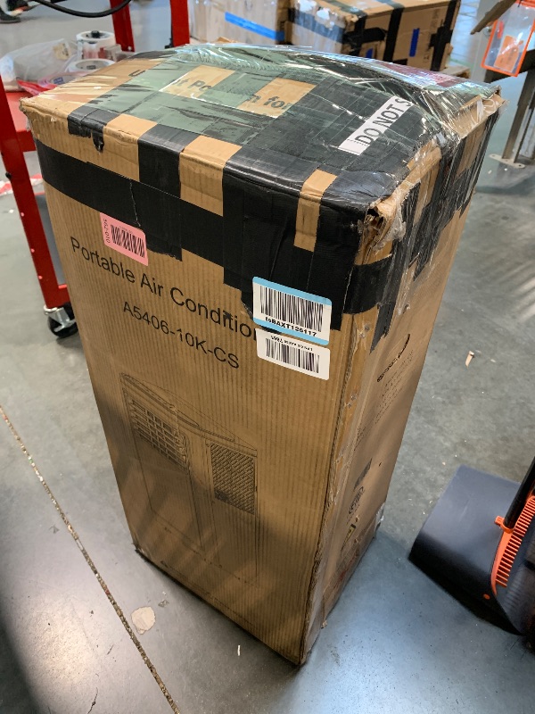 Photo 1 of ** VERY USED / TESTED FUNCTIONAL ** ZAFRO Portable Air Conditioners, 10000 BTU, 3 in 1 Portable AC Unit with Window Kits, Fan & Dehumidifier Modes, Cools up to 450 Sq.Ft, LED Display/Remote Control, 24H Timer for Living Room, Bedroom