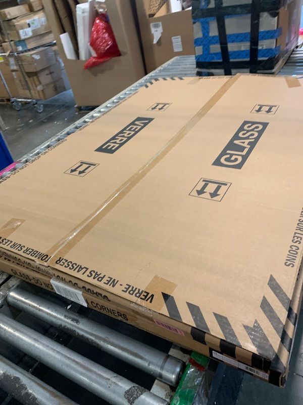 Photo 1 of ** NEW / IN PERFECT CONDITION WITH HARDWARE INCLUDED ** Quartet Magnetic Glass Dry Erase White Board, 48" x 36" Whiteboard, Frameless, Brilliance White High Contrast White Glass (G24836W)