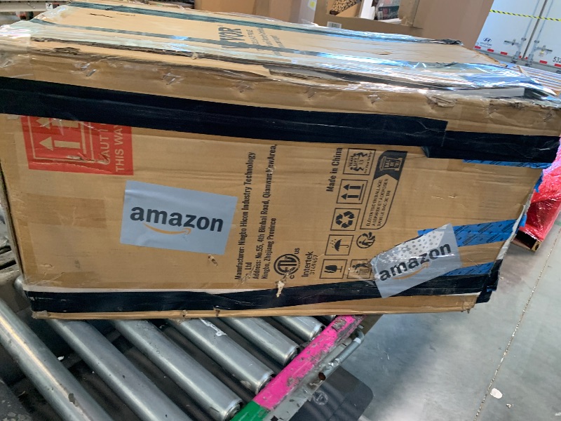 Photo 1 of ** USED/ TESTED FUNCTIONAL ** VEVOR Commercial Ice Maker Machine, 100lbs/24H Ice Maker Machine with 33lbs Storage Capacity, 45 Ice Cubes in 15 Minutes, LED Digital Display Freestanding Self-Cleaning for Bar Office Restaurant