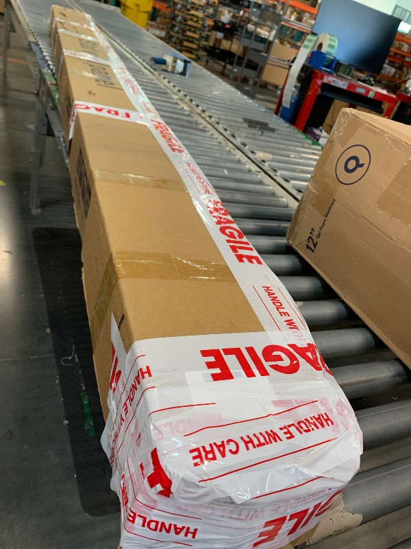 Photo 1 of ** NEW/ FINAL SALE NO RETURN ** Art3dwallpanels Wood Slat Wall Paneling, 104'' x 6.7'' WPC Soundproof 3D Wall Panels for Interior Wall Decor, 8 Pack Fluted Textured Panel Wall Slats, Teak