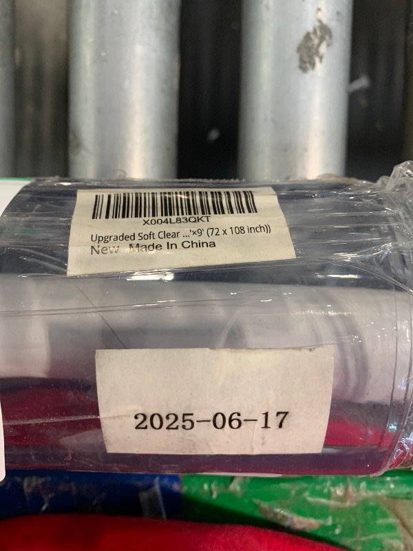 Photo 1 of ** NEW ** ZPAI Crystal Clear Floor Mat 6×9ft, Upgraded Easy Flat Waterproof Vinyl Rug Cover, Large Stain-Resistant Plastic Area Rug Floor Protector for Kitchen, Dining Room, High-Traffic Areas