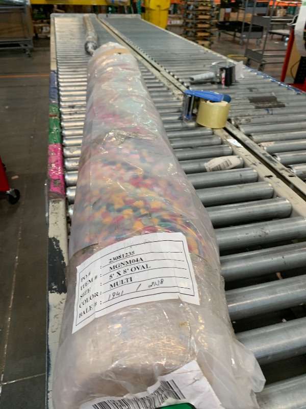 Photo 1 of ** USED*  nuLOOM Oval 5' x 8' Bohemian Hand Braided Area Rug, Vibrant Colors, Hand Crafted in India, Medium Pile, Tammara Multi