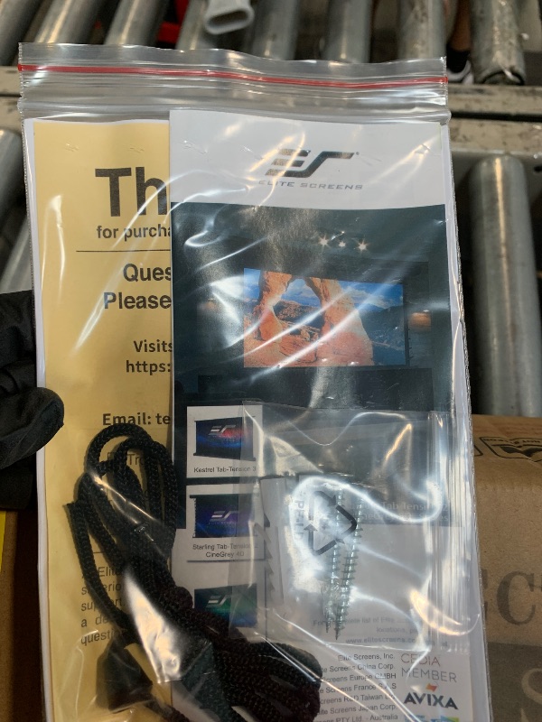 Photo 1 of ** NEW / OPEN INSPECTION ** Elite Screens Manual Series, 92-INCH Pull Down Manual Projector Screen with AUTO LOCK, Movie Home Theater 8K / 4K Ultra HD 3D Ready, 2-YEAR WARRANTY, M92UWH, 16:9, Black