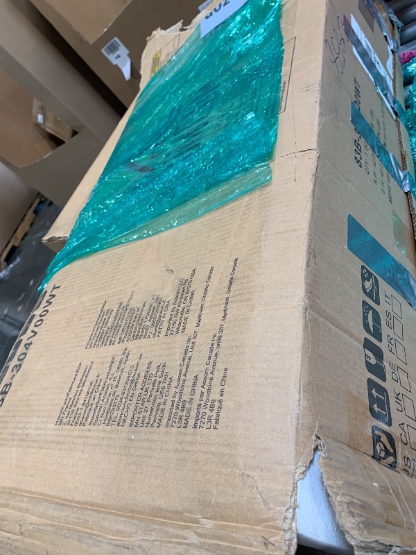 Photo 1 of ** USED** HOMCOM 72" Farmhouse Kitchen Pantry Cabinet, Freestanding Tall Storage Cabinet with 4 Barn Doors, 4 Adjustable Shelves and 8 Door Shelves, Embossed White Wood Grain