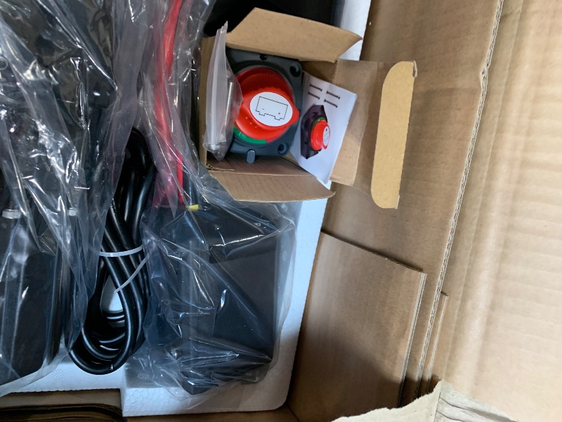 Photo 1 of ** NEW / COMPLETE HARDWARE ** RUGCEL 12000lb New Waterproof Electric Steel Rope Winch 12V with Hawse Fairlead,2 in 1 Wireless Remote Control, Wired Control,for Truck SUV,Jeep Trailer Winch