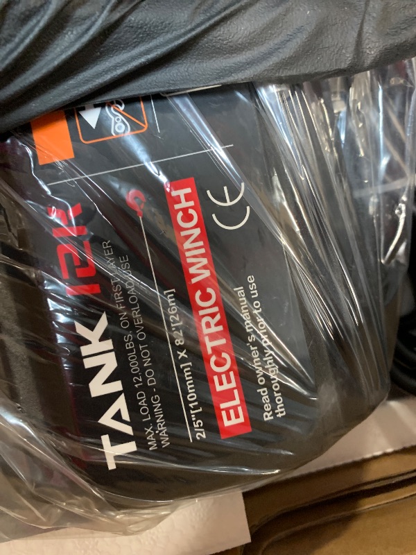 Photo 1 of ** NEW / COMPLETE HARDWARE ** RUGCEL 12000lb New Waterproof Electric Steel Rope Winch 12V with Hawse Fairlead,2 in 1 Wireless Remote Control, Wired Control,for Truck SUV,Jeep Trailer Winch