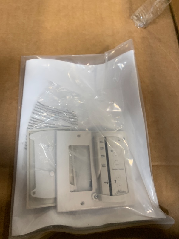 Photo 1 of ** NEW/ HARDWARE INCLUDE** Hunter Fan Company, 76025, 96 inch Trak White Indoor / Outdoor Commercial Ceiling Fan with LED Light Kit and Wall Control