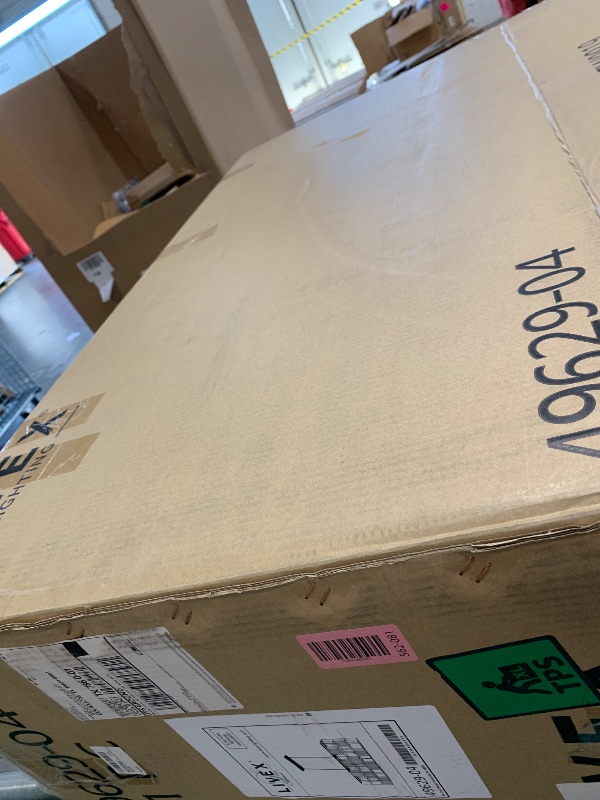 Photo 1 of ** NEW / FACTORY SEALED OPEN INSPECTION COMPLETE** Livex Lighting 49629-04 10 Light Black Linear Chandelier