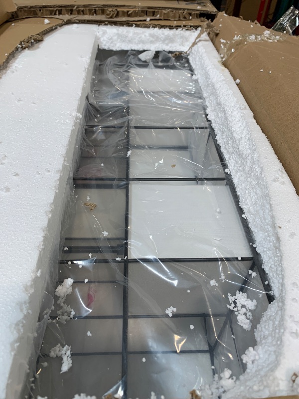 Photo 1 of ** NEW / FACTORY SEALED OPEN INSPECTION COMPLETE** Livex Lighting 49629-04 10 Light Black Linear Chandelier