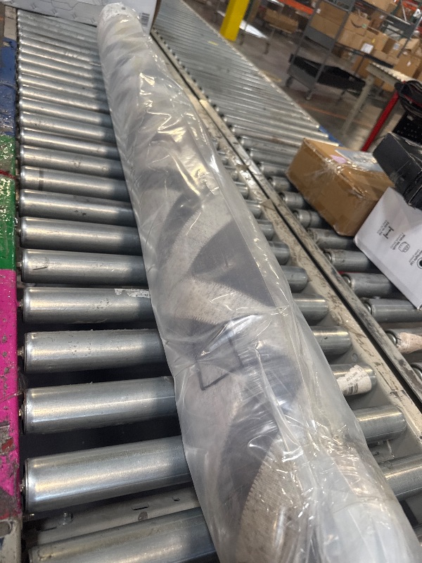 Photo 1 of ** NEW ** Feizy Rugs - Fannin Handmade Diamond Leather Rug, Gray/Brown, 5ft x 8ft Area Rug