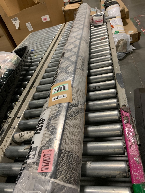 Photo 1 of ** NEW** JONATHAN Y Amir Moroccan Beni Souk Cream/Black Indoor Area Rug, 8x10, Bohemian, Scandinavian, Easy-Cleaning for Living Room, Bedroom, Kitchen, Pet Friendly, Non-Shedding (MOH200A-8)