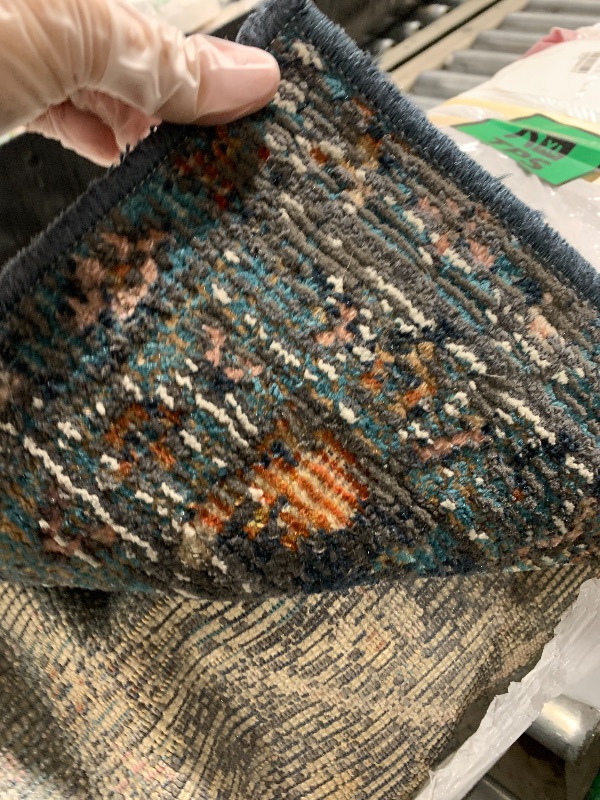 Photo 1 of ** VERY USED / DIRTY ** Jaipur Living Indoor Outdoor 8x10 Large Area Rug, Farmhouse, Dark Blue/Multicolor