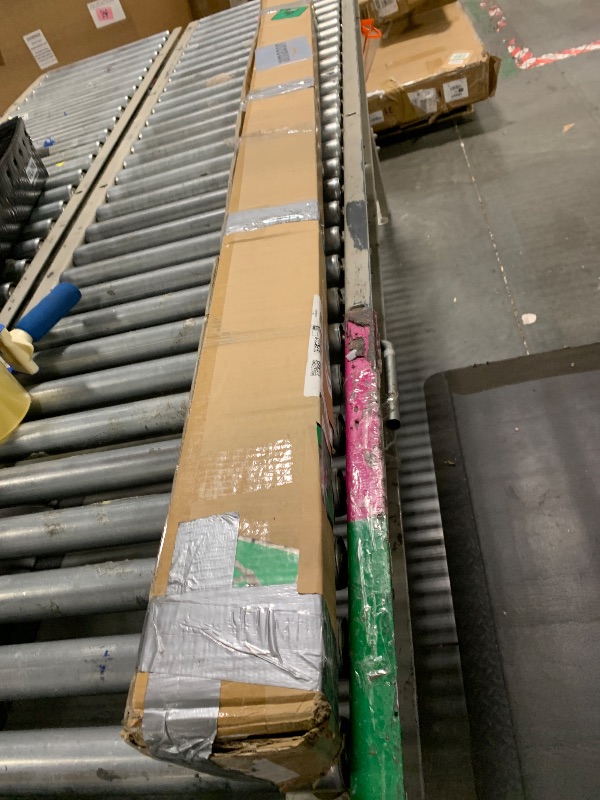 Photo 1 of ** USED/ DAMAGE MINOR ** CHICOLOGY Vertical, Door, Shades, Blackout Blinds, Window Shade, for Sliding Doors Oxford White (Vinyl) 78" W X 84" H