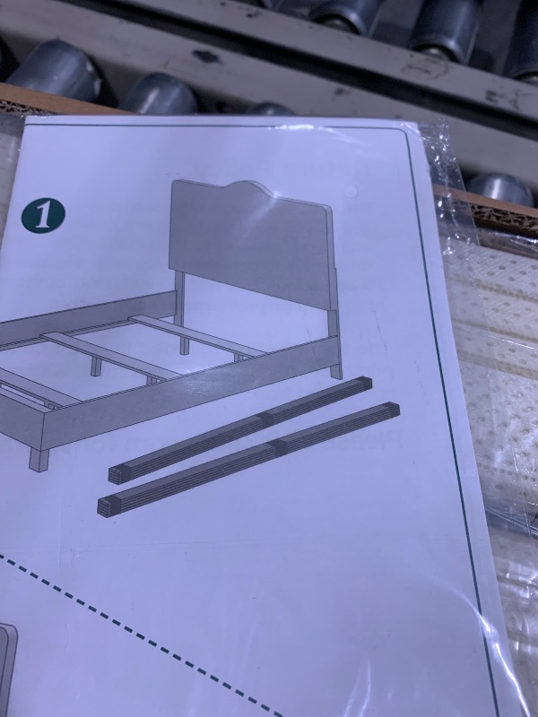 Photo 1 of ** NEW** ZINUS Compack Fabric Covered Wood Slats, Bunkie Board, Box Spring Replacement, Natural, King