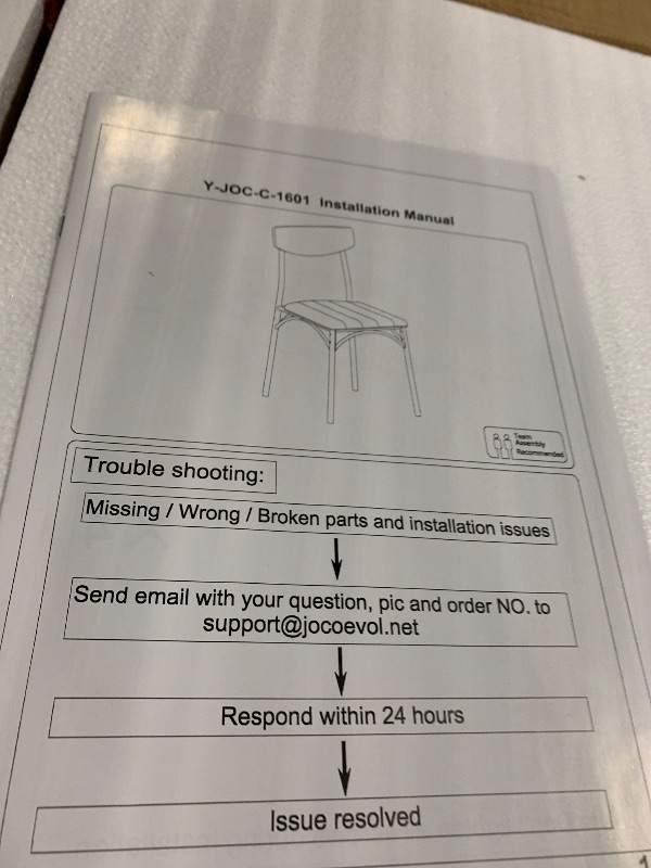Photo 1 of ** ONLY 4 CHAIR ** Round Dining Chairs for 4, Circle Table Round Pedestal Dining Room Dinner Dinette Table Set,5 Piece Space Saving Wood Kitchen & Dining Room Furniture