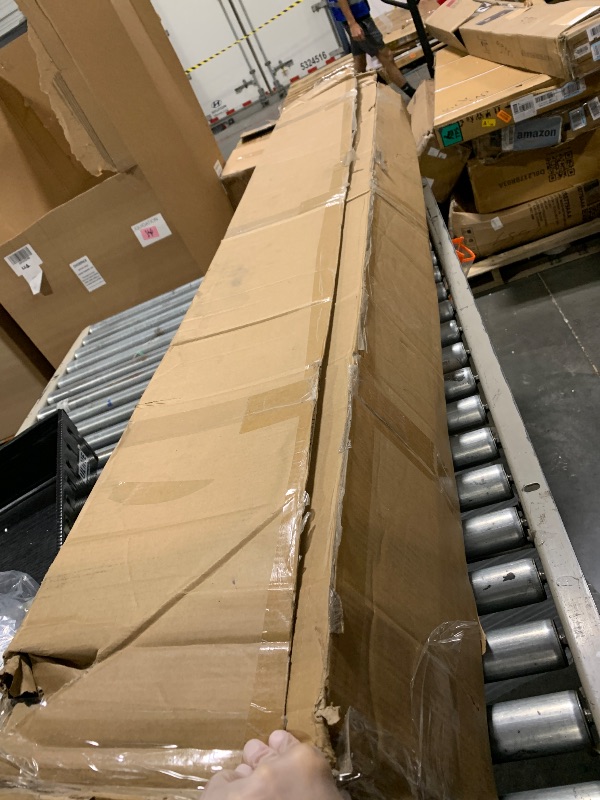 Photo 1 of ** USED** Amazon Basics Smart Box Spring Bed Base, 9-Inch Height Mattress Foundation, Tool-Free Easy Assembly, King, 79"L x 75.5"W x 9"H, White