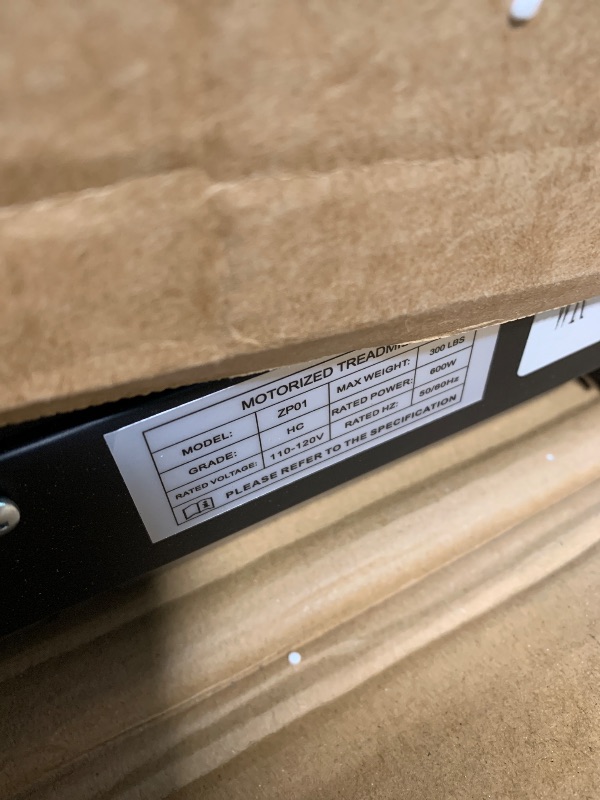 Photo 1 of ** USED / TESTED FUNCTIONAL** YPOO Foldable Treadmill with Incline, Walking Pad with Handle Bar 3 Level Incline, Portable Folding Treadmills for Home/Office 300 Lbs Capacity, Quiet Desk Treadmill with Remote Control & APP