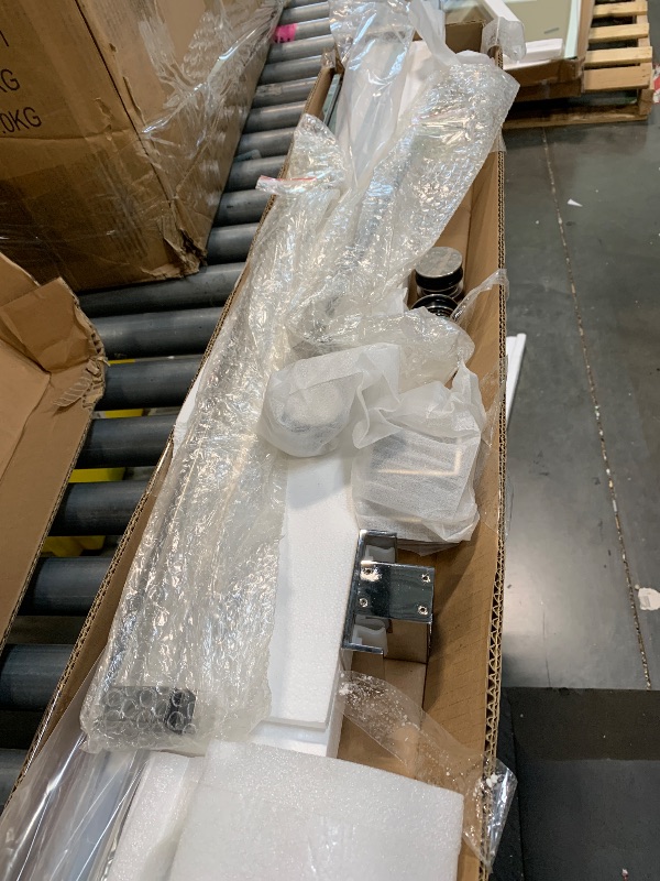 Photo 1 of ** SET 3 BOX** Shower Door, 68-72" W * 76" H Frameless Double Sliding Shower Doors with 3/8" (10mm) Thick SGCC Tempered Glass & Double Handles, Bathroom Walking-in Glass Shower Door w/o Buffer, Chrome