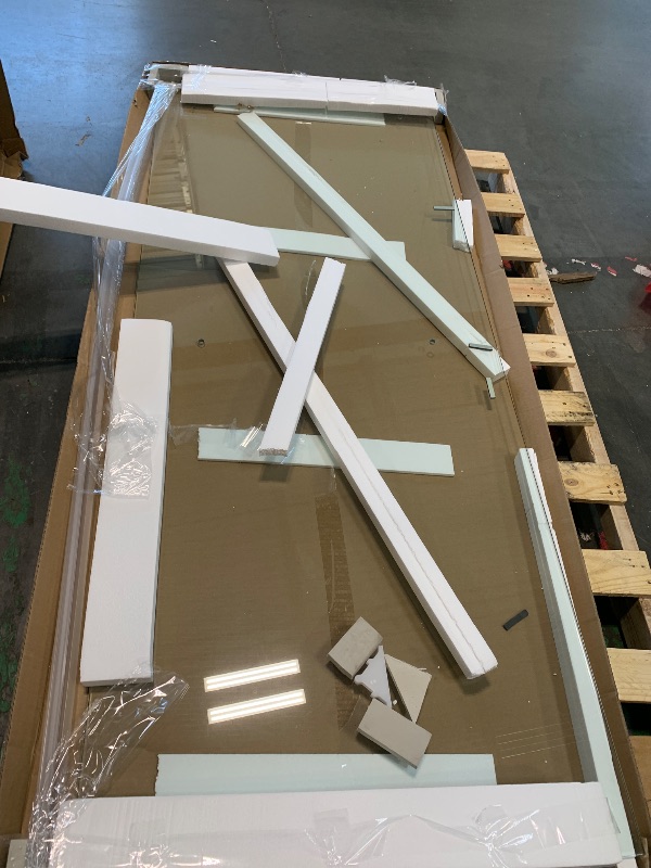 Photo 1 of ** SET 3 BOX** Shower Door, 68-72" W * 76" H Frameless Double Sliding Shower Doors with 3/8" (10mm) Thick SGCC Tempered Glass & Double Handles, Bathroom Walking-in Glass Shower Door w/o Buffer, Chrome