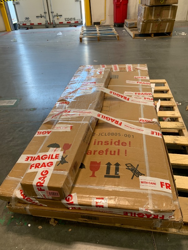 Photo 1 of ** SET 3 BOX** Shower Door, 68-72" W * 76" H Frameless Double Sliding Shower Doors with 3/8" (10mm) Thick SGCC Tempered Glass & Double Handles, Bathroom Walking-in Glass Shower Door w/o Buffer, Chrome