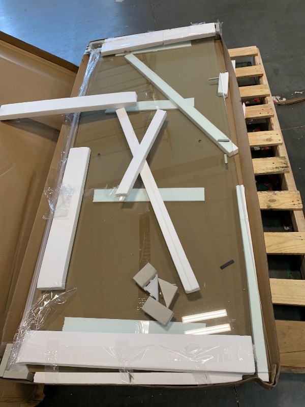 Photo 1 of ** SET 3 BOX** Shower Door, 68-72" W * 76" H Frameless Double Sliding Shower Doors with 3/8" (10mm) Thick SGCC Tempered Glass & Double Handles, Bathroom Walking-in Glass Shower Door w/o Buffer, Chrome