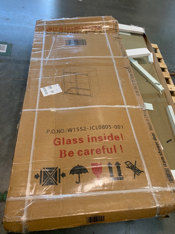 Photo 1 of ** SET 3 BOX** Shower Door, 68-72" W * 76" H Frameless Double Sliding Shower Doors with 3/8" (10mm) Thick SGCC Tempered Glass & Double Handles, Bathroom Walking-in Glass Shower Door w/o Buffer, Chrome