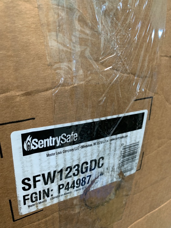 Photo 1 of ** USED ** SentrySafe SFW123GDC Fireproof Safe and Waterproof Safe with Digital Keypad 1.23 Cubic Feet