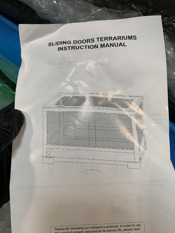 Photo 1 of ** USED ** REPTI ZOO Reptile Tempered Glass Extra-Long Terrarium Habitats 48" x 18" x 18" Reptile Amphibians Large Enclosure for Snake/Bearded Dragon/Lizard ect.