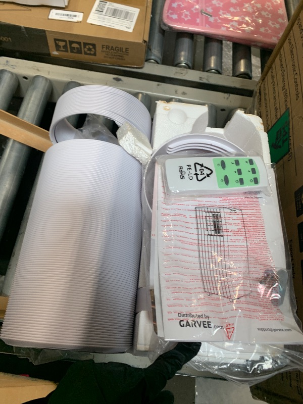 Photo 1 of ** USED/ TESTED FUNCTIONAL ** GarveeTech 8,000 BTU Portable Air Conditioner for Indoor Rooms, 3-In-1 AC Unit for Bedroom 250-350 Sq.Ft, Dehumidifier, Fan, Sleep Mode, 24 Timer, Remote Control, Window Kits