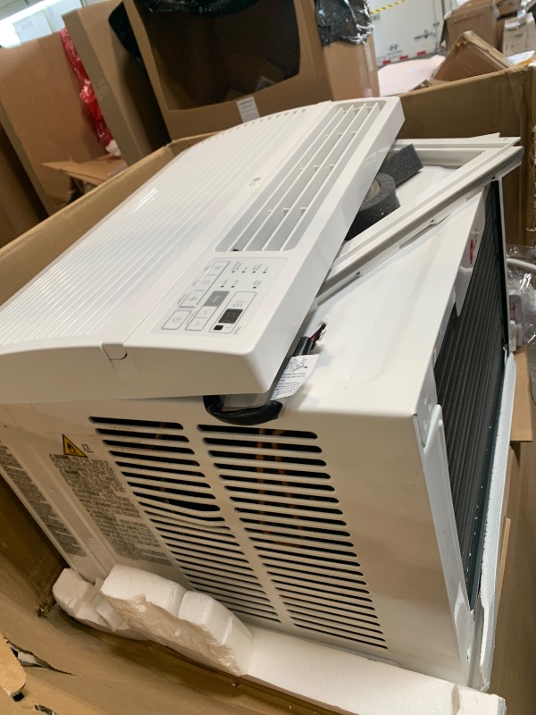 Photo 1 of ** VERY USED / TESTED FUNCTIONAL ** LG 12,000 BTU Smart Window Air Conditioner, 115V, AC Window Unit for Rooms up to 550 Sq. Ft., Perfect for Kitchen or Living Room, Phone & Voice Control, Works with LG ThinQ, Amazon Alexa, Hey Google