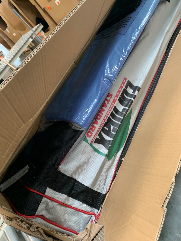 Photo 1 of ** NEW / COMPLETE ** Eurmax USA Standard 10x10ft Patio Pop Up Canopy Tent for Outdoor Events Commercial Instant Canopies with Heavy Duty Roller Bag,Bonus 4 Canopy Sand Bags (Blue)