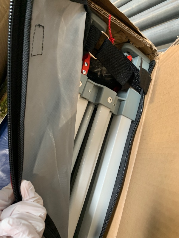 Photo 1 of ** NEW / COMPLETE ** Eurmax USA Standard 10x10ft Patio Pop Up Canopy Tent for Outdoor Events Commercial Instant Canopies with Heavy Duty Roller Bag,Bonus 4 Canopy Sand Bags (Blue)