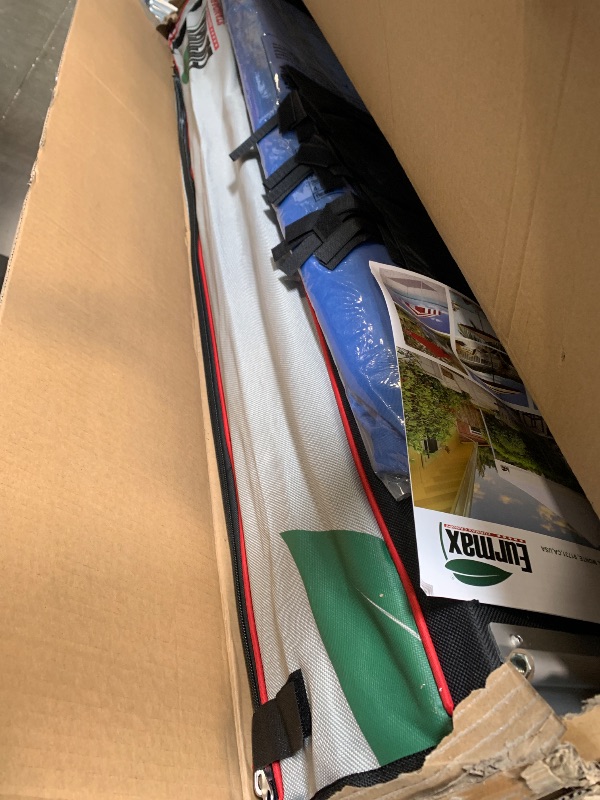 Photo 1 of ** NEW / COMPLETE ** Eurmax USA Standard 10x10ft Patio Pop Up Canopy Tent for Outdoor Events Commercial Instant Canopies with Heavy Duty Roller Bag,Bonus 4 Canopy Sand Bags (Blue)