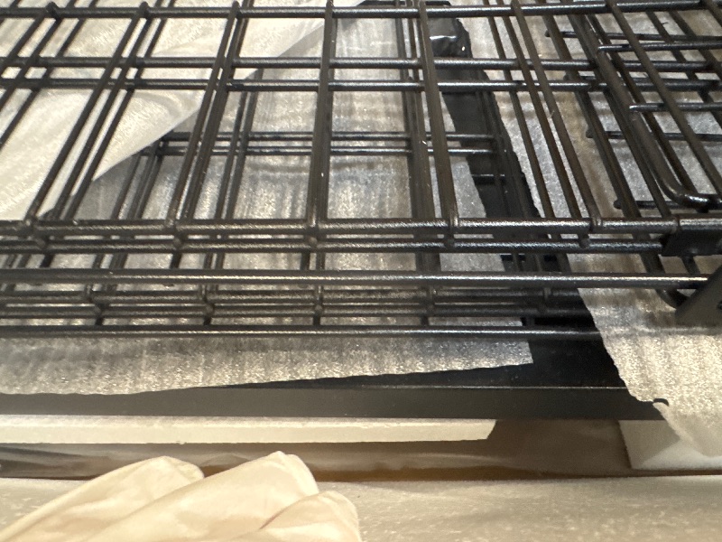 Photo 1 of ** SET 2 BOX NEW ** YITAHOME Queen Bed Frame with 2-Tier Storage Headboard, Metal Platform Bed Frame with Charging Station & LED Lights, Noise-Free/Metal Support/No Box Spring Needed, Rustic Brown