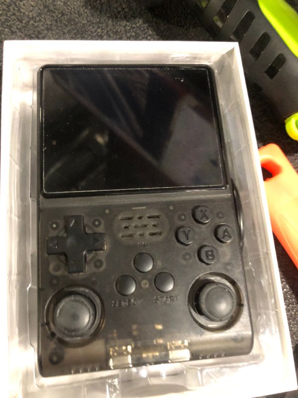 Photo 1 of R40S Pro Handheld Retro Gaming Console – 256GB Storage, 3800mAh Battery, 3.5" Full-Lamination IPS Screen, 20+ Emulators, Preloaded 30,000 Games, WiFi Multiplayer Support (Gray)