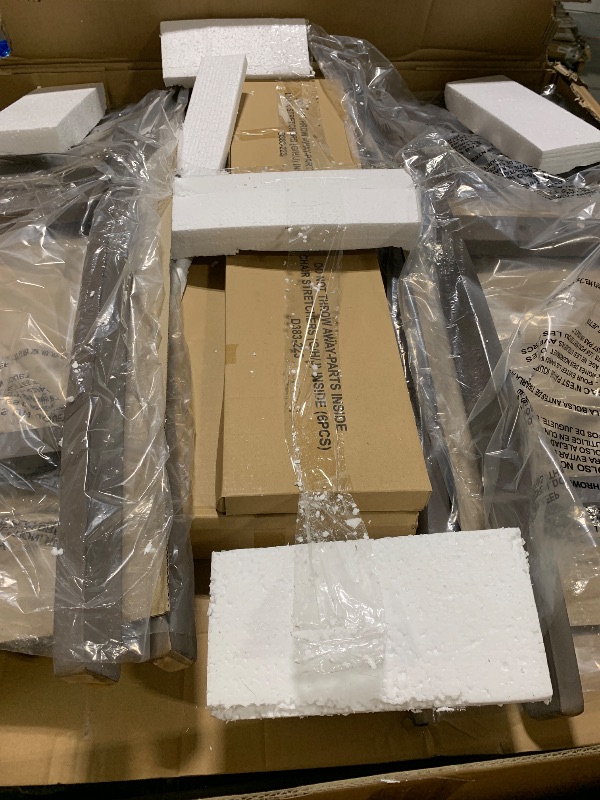 Photo 1 of ** NEW ** Signature Design by Ashley Bridson 5 Piece Counter Height Dining Room Set, Includes Table & 4 Bar Stools, Gray