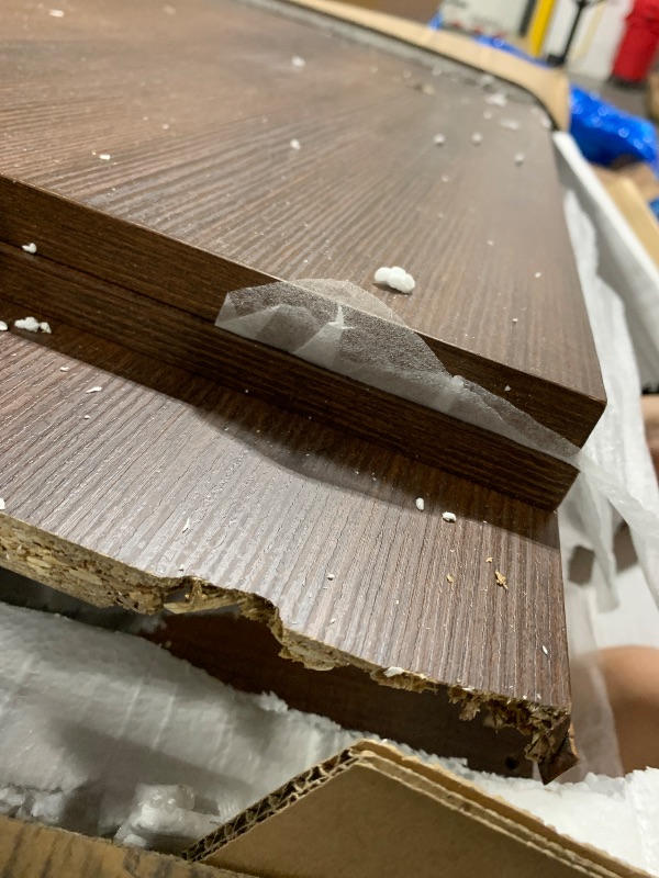 Photo 1 of ** USED/ DAMAGE MAJOR** GarveeHome 5 Dresser for Bedroom, 41.3 in Tall Vertical Drawer Dresser with Large Storage, Freestanding Wooden Closet Chest for Bedroom, Living Room, Walunt