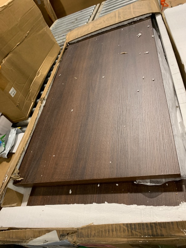 Photo 1 of ** USED/ DAMAGE MAJOR** GarveeHome 5 Dresser for Bedroom, 41.3 in Tall Vertical Drawer Dresser with Large Storage, Freestanding Wooden Closet Chest for Bedroom, Living Room, Walunt