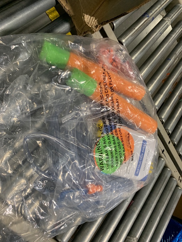 Photo 1 of ** USED / TESTED FUNCTIONAL BLOWER ** FBSPORT Inflatable Bounce House Water Slide, Bounce House for Kids Indoor Outdoor Bouncy House with 550W Blower, Bounce Castle with Slide Ball Shooting, Water Gun, Splash Pool, Bounce Area, Hose