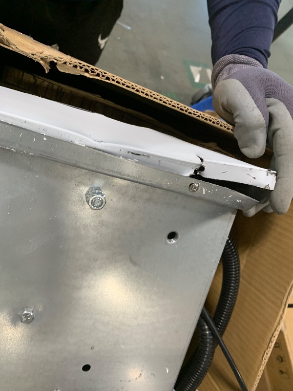 Photo 1 of ** VERY USED / TESTED FUNCTIONAL / DAMAGE MAJOR** KOKEBREN Commercial Ice Maker Machine 440lbs/24H, Stainless Steel Ice Machine w/ 88lbs Large Ice Storage Capacity, LED & Self-Clean Freestanding Ice Maker(6 * 18 Ice Cube)