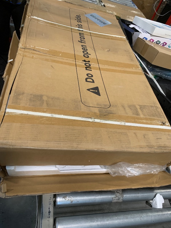 Photo 1 of ** TESTED  FUNCTIONAL // USED ** Acezoe Treadmill with 3-Level 10% Incline, 2-in-1 Foldable Walking Pad for Home Small Office, Compact Portable Under Desk Treadmill with Handle,Dual LED Display, APP & Remote, 300 lbs Capacity