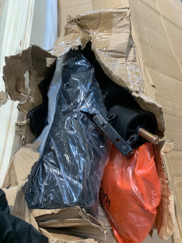 Photo 1 of ** USED ** KEIKI Twin Size Upholstery Daybed with Erectable Trundle and Vertical Stripes, Twin to King Design Extendable Linen Sofa Bed, Easy Assembly, No Box Spring Required, for Living Room and Bedroom, Beige