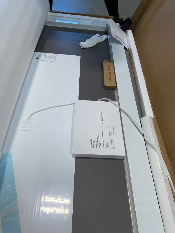 Photo 1 of ** TESTED FUNCTIONAL** ODDSAN LED Lighted Mirror 66x36 for Bathroom Wall Mounted, Dimmable Vanity Mirror with Lights, Anti-Fog, ETL Listed (Backlit and Front Lighted)