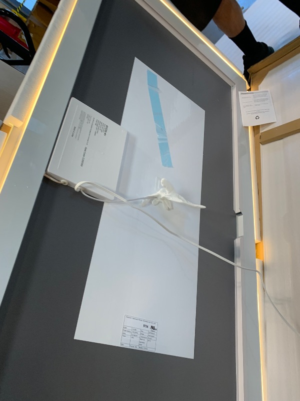 Photo 1 of ** TESTED FUNCTIONAL ** ODDSAN LED Lighted Mirror 66x36 for Bathroom Wall Mounted, Dimmable Vanity Mirror with Lights, Anti-Fog, ETL Listed (Backlit and Front Lighted)