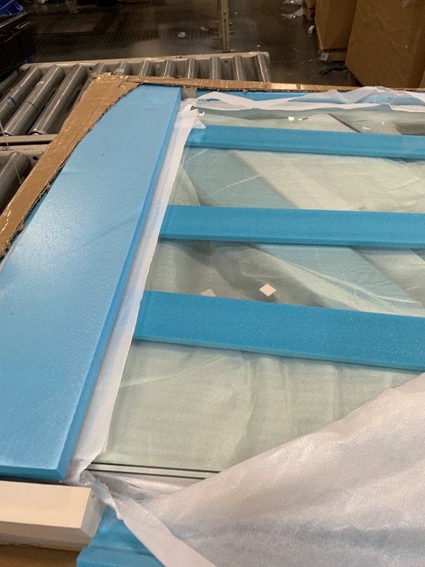 Photo 1 of ** USED // NicBex Shower Doors for Bath Tub 56-60" W x 66" H Frameless Single Sliding Bathtub Shower Door, 5/16" ANSI Certified Tempered Glass and Exquisite Roller Rail for Bathroom, Brushed Gold