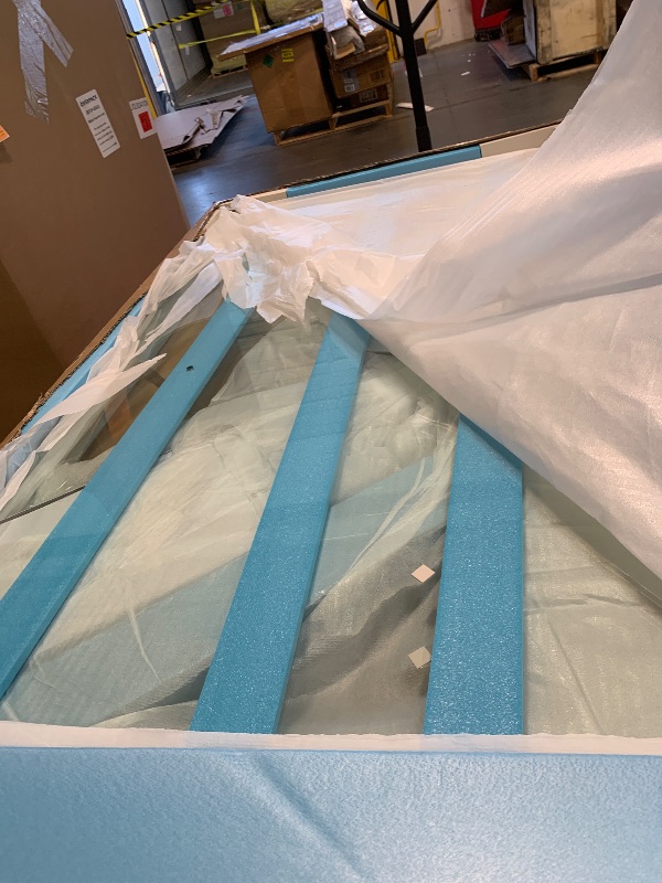 Photo 1 of ** USED // NicBex Shower Doors for Bath Tub 56-60" W x 66" H Frameless Single Sliding Bathtub Shower Door, 5/16" ANSI Certified Tempered Glass and Exquisite Roller Rail for Bathroom, Brushed Gold