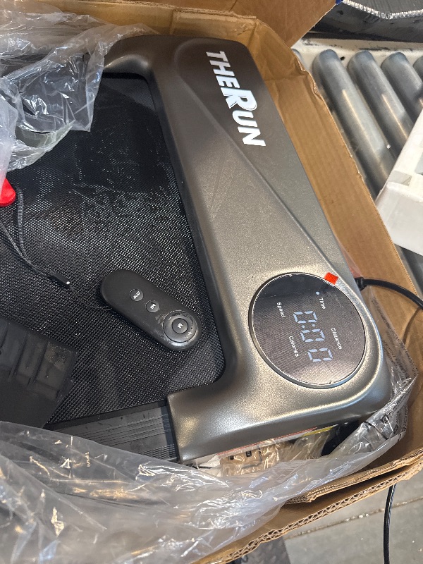 Photo 1 of ** USED/ FUNCTIONAL TESTED** THERUN Walking Pad, 2 in 1 Foldable Treadmills for Home, 2.5HP Under Desk with Handle Bar, 16" Widened Running Belt, with Remote Control